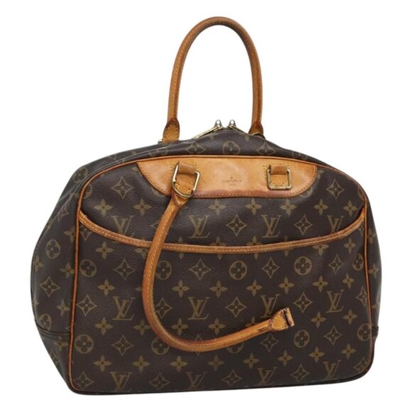 LOUIS VUITTON Monogram Deauville Hand Bag M47270 LV Auth bs22760 - Picture 1 of 16